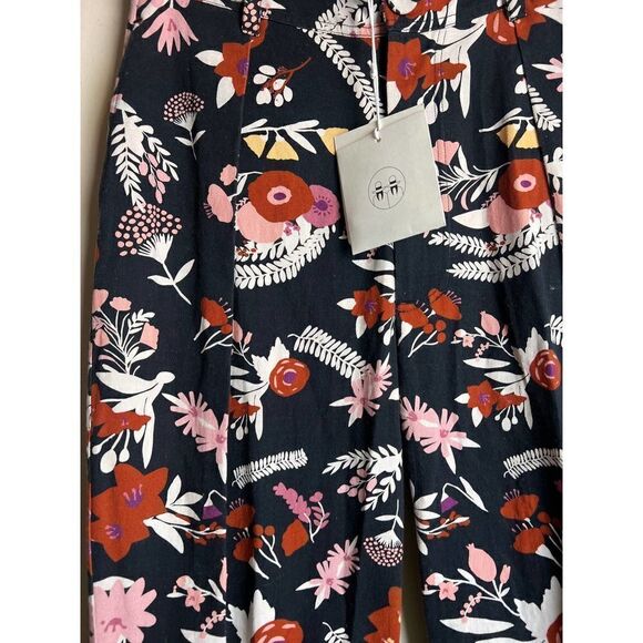 Carolina K Alicia Floral High Waisted Gaucho Pants NWT Sz. S - Picture 8 of 13